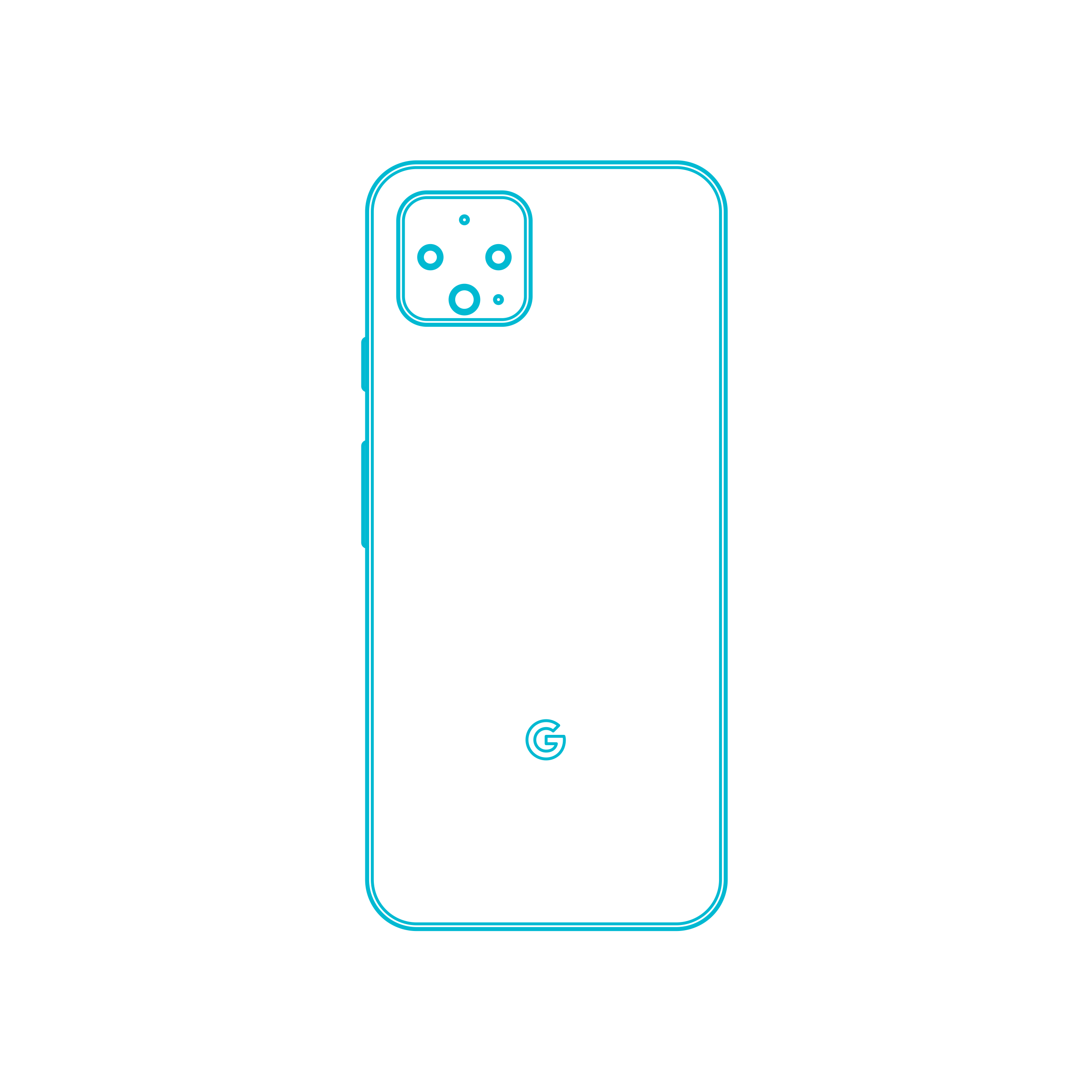 Digital Google Products Google Pixel 4 Clean Flat Line Svg Vector Free Vectors